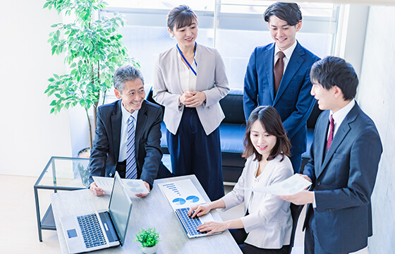 「柔軟なコミュニケーション能力」画像