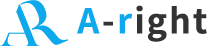 「株式会社A-right（エーライト）」ロゴ